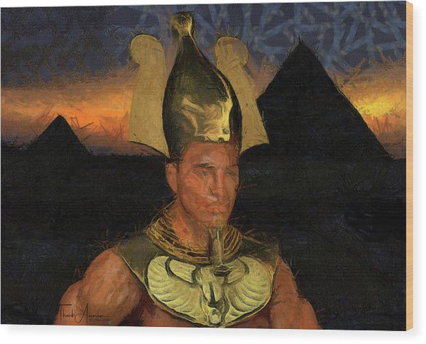 Bakare - The Legendary Pharaoh - Wood Print