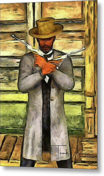 Bass Reeves - The Real Lone Ranger - Metal Print