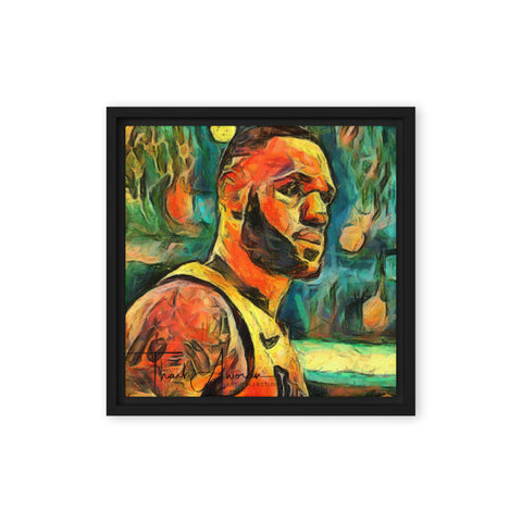 King James In the Garden of Myth & Legend - Canvas print