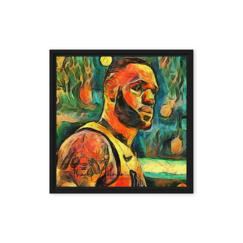 King James In the Garden of Myth & Legend - Canvas print