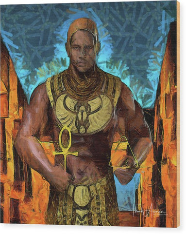 Imhotep - The Renaissance Man From 28BC  - Wood Print