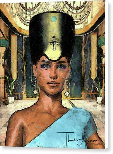 Makeda - Queen of Sheba - Canvas Print | Tharb Aworan Art Gallery