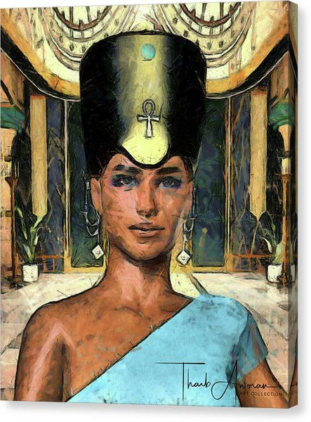 Makeda - Queen of Sheba - Canvas Print | Tharb Aworan Art Gallery