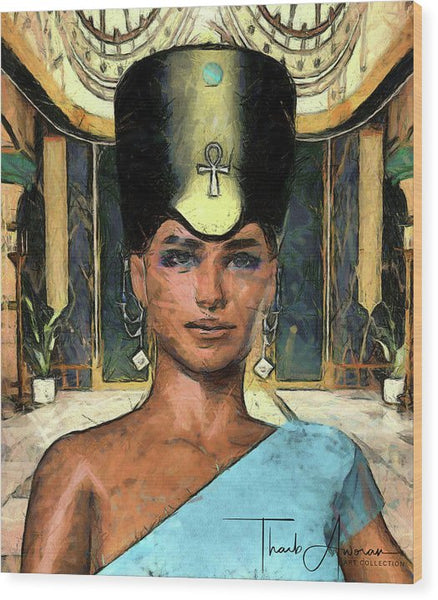 Makeda - Queen of Sheba - Wood Print