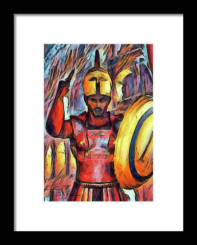 Memnon - Rival to Achilles - Framed Print