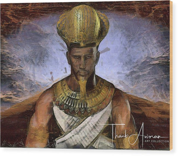 Piye - The Fiercest Pharaoh - Wood Print