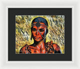 Portrait of an Amazon - Framed Print