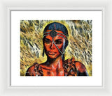 Portrait of an Amazon - Framed Print