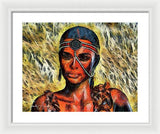 Portrait of an Amazon - Framed Print