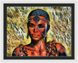 Portrait of an Amazon - Framed Print