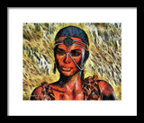 Portrait of an Amazon - Framed Print