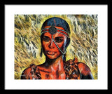 Portrait of an Amazon - Framed Print