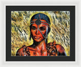 Portrait of an Amazon - Framed Print