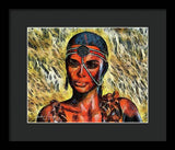 Portrait of an Amazon - Framed Print