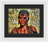 Portrait of an Amazon - Framed Print