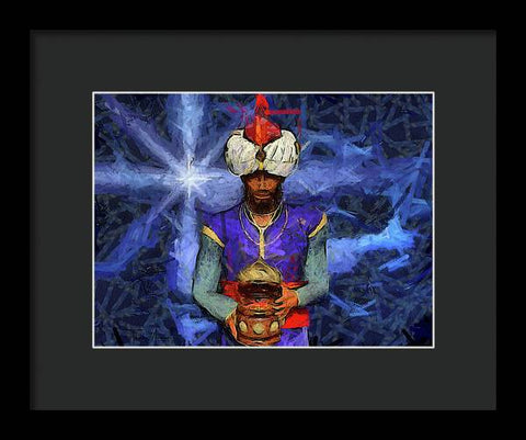 Saint Balthazaar - The Wise King Who Gave Myrrh - Framed Print