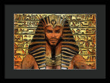 Shabako - The Political Pharaoh   - Framed Print