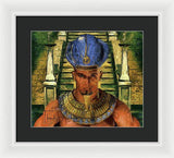 Taharka - The Benevolent Pharaoh - Framed Print