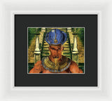 Taharka - The Benevolent Pharaoh - Framed Print