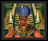 Taharka - The Benevolent Pharaoh - Framed Print