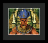 Taharka - The Benevolent Pharaoh - Framed Print