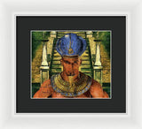 Taharka - The Benevolent Pharaoh - Framed Print