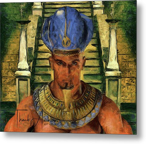 Taharka - The Benevolent Pharaoh - Metal Print