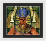 Taharka - The Benevolent Pharaoh - Framed Print