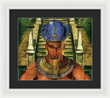 Taharka - The Benevolent Pharaoh - Framed Print