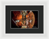 Shaka Zulu - The Indomitable Warrior Spirit   - Framed Print