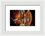 Shaka Zulu - The Indomitable Warrior Spirit   - Framed Print