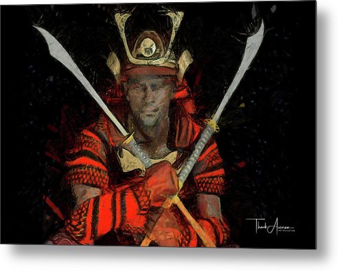 Yasuke - The World's First Black Samurai - Metal Print